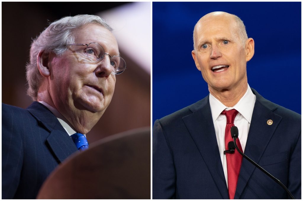 Just In Rick Scotts Challenge Thwarted By Mcconnell For Gop Leader