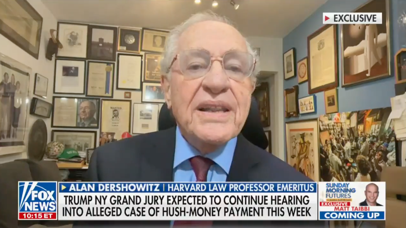 Watch Dershowitz Says Alvin Bragg Could Be Disbarred If He Uses Michael Cohens Testimony 