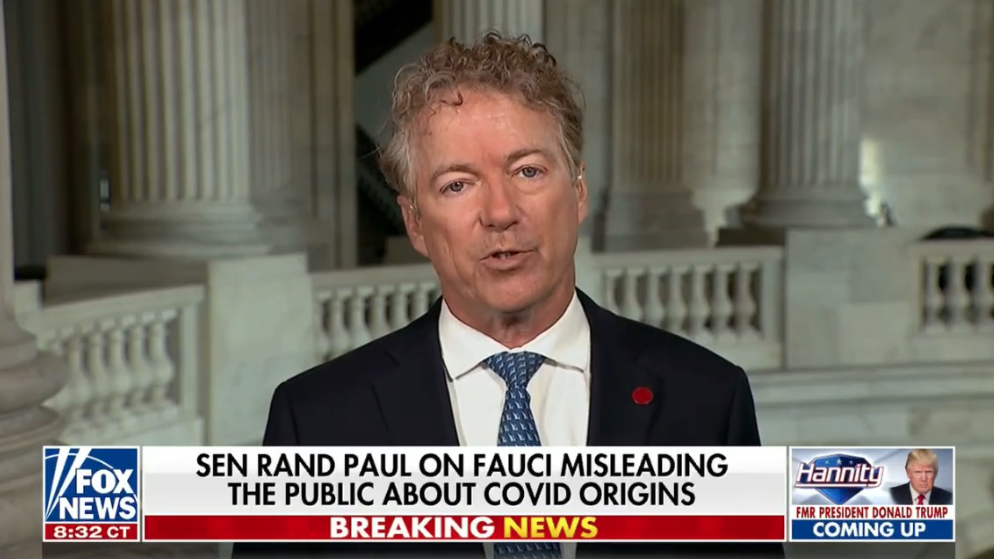 WATCH: Rand Paul Says Fauci Is Lying About Being Retired, Is Secretly Working For Biden Admin