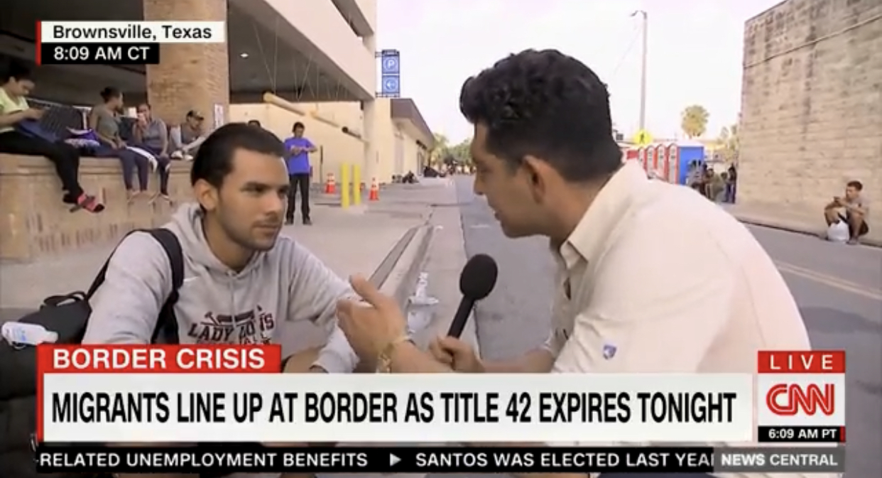 Watch Cnn Abruptly Ends Interview After Migrant Says Title 42
