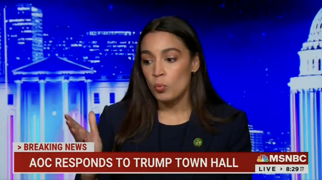 WATCH: AOC Has Complete Meltdown Over Trump's Success At CNN Town Hall