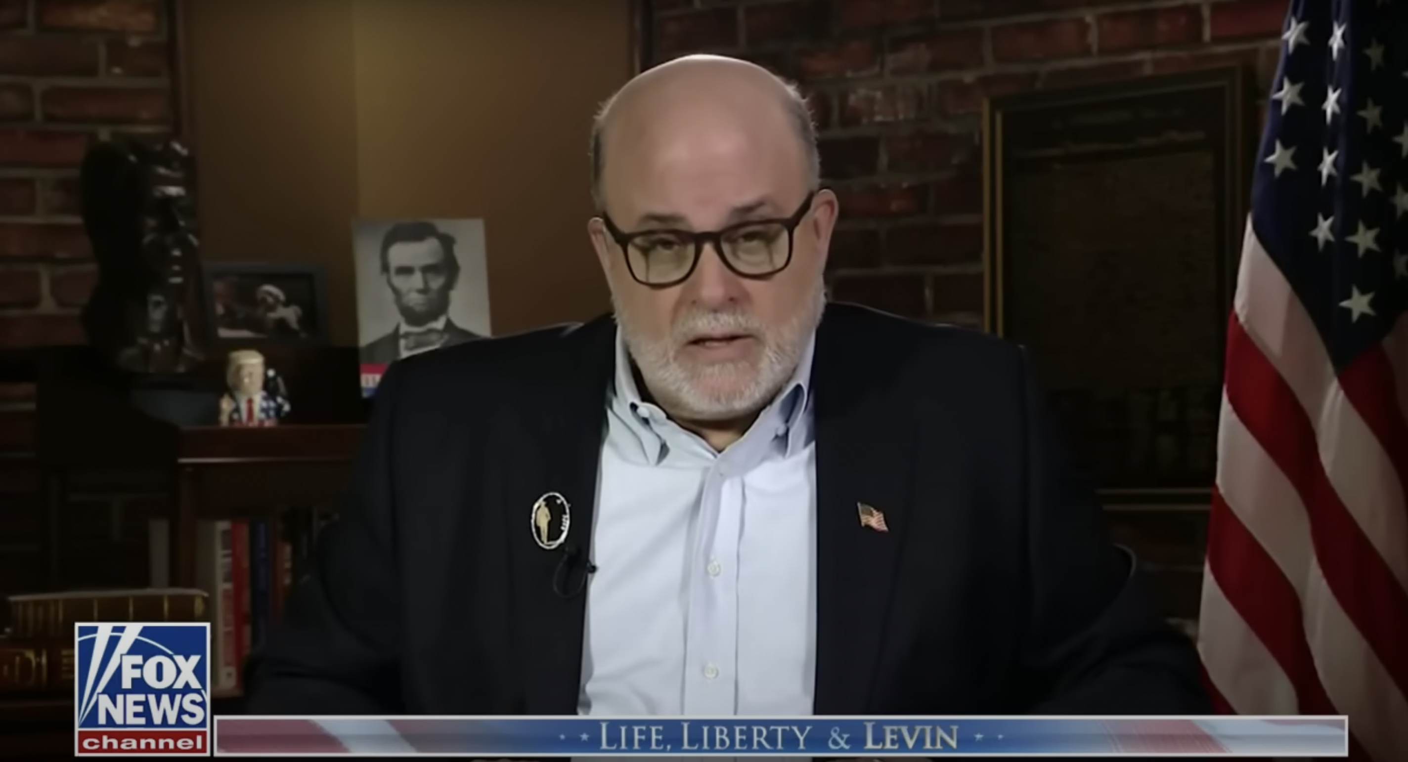 Screenshot of Mark Levin