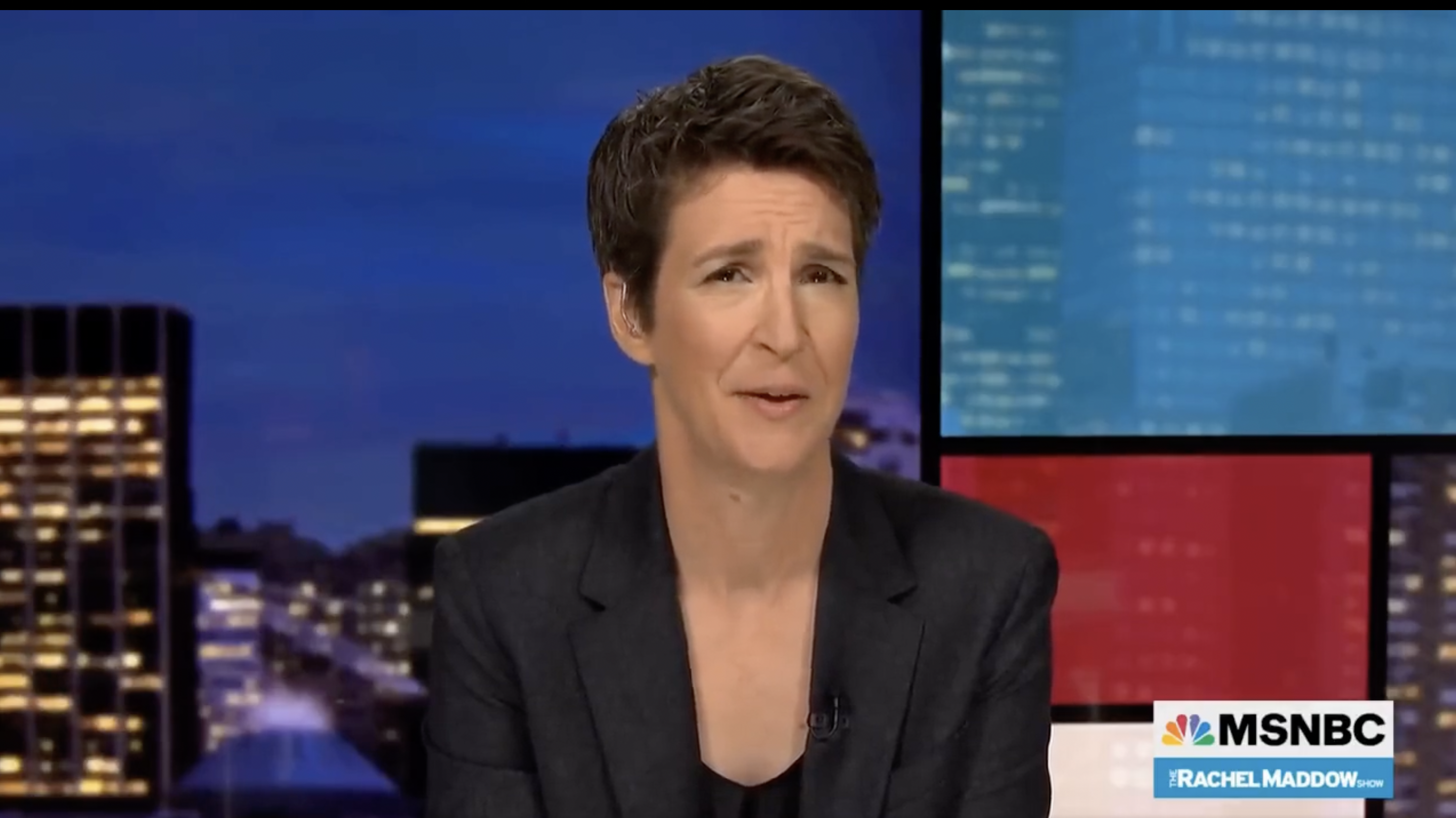 Screenshot of Maddow