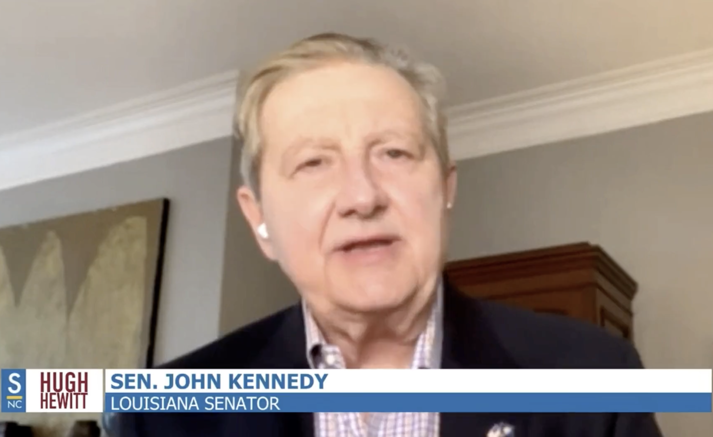 Screenshot Senator John Kennedy Interview