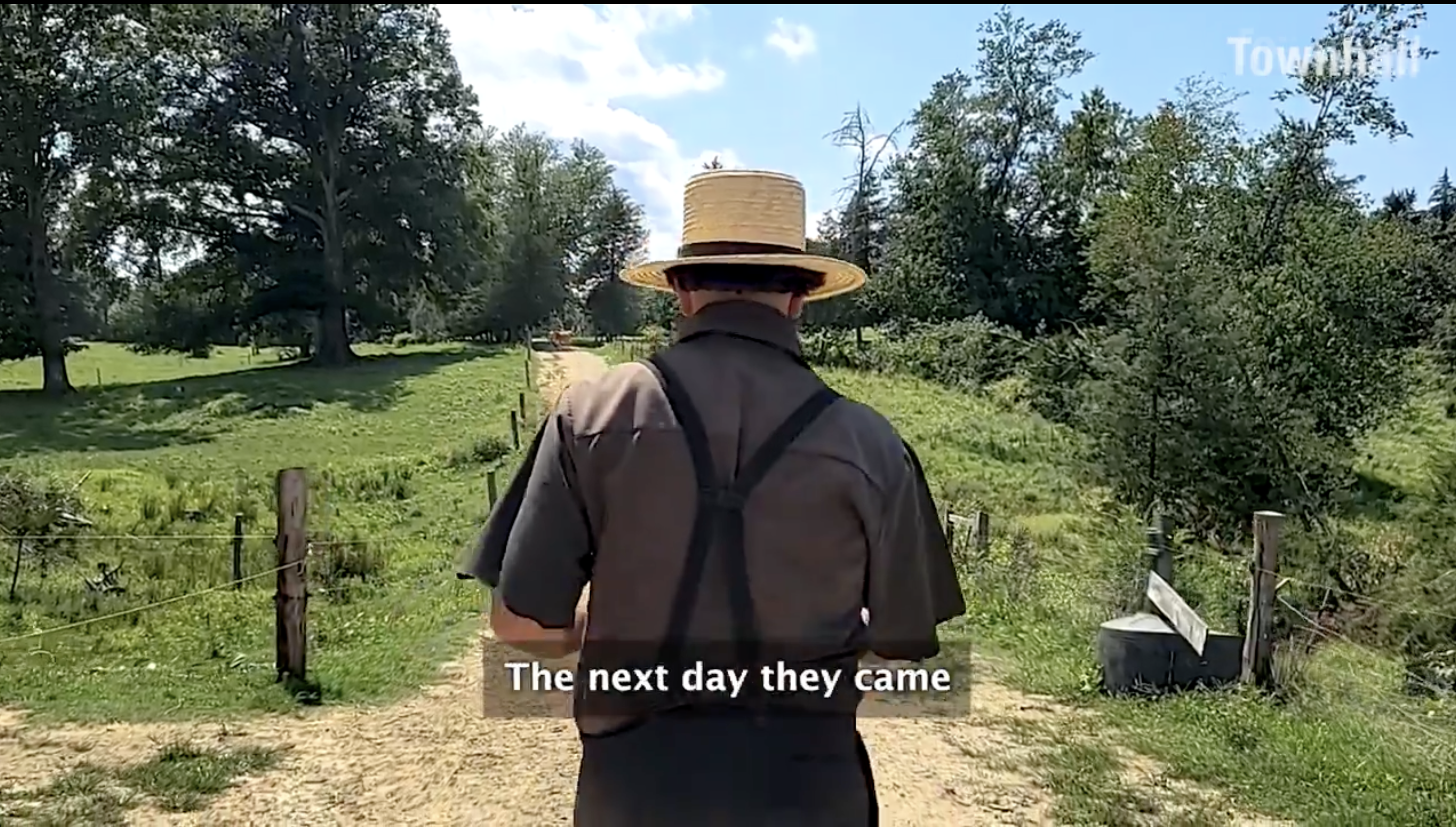 Samuel Fisher Amish Farmer Interview Screenshot