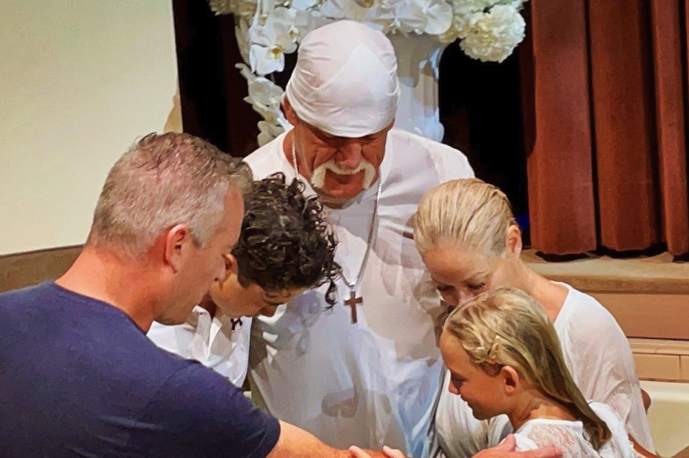 'IT'S AMAZING': Hulk Hogan Describes Overwhelming Support After Christian Baptism