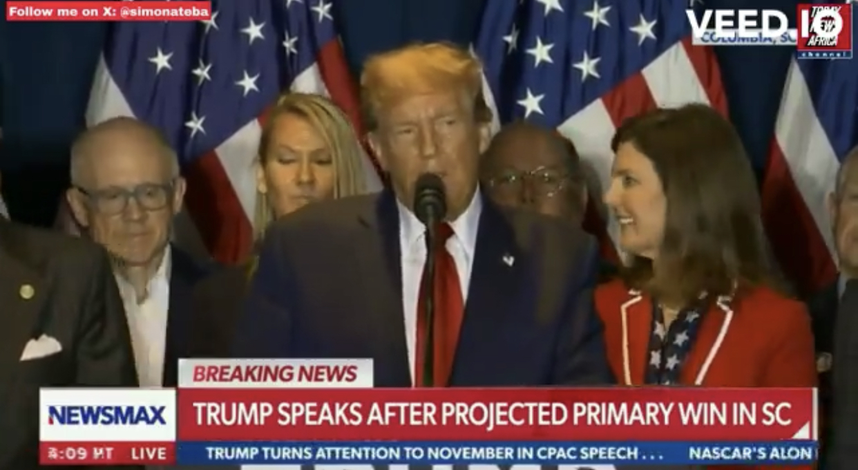 WATCH: Trump Speaks After Winning South Carolina Primary In Record Time
