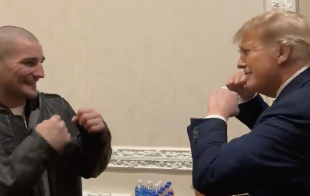 ThePatriotLight - Trump Squares Off With UFC Champ Sean Strickland In ...