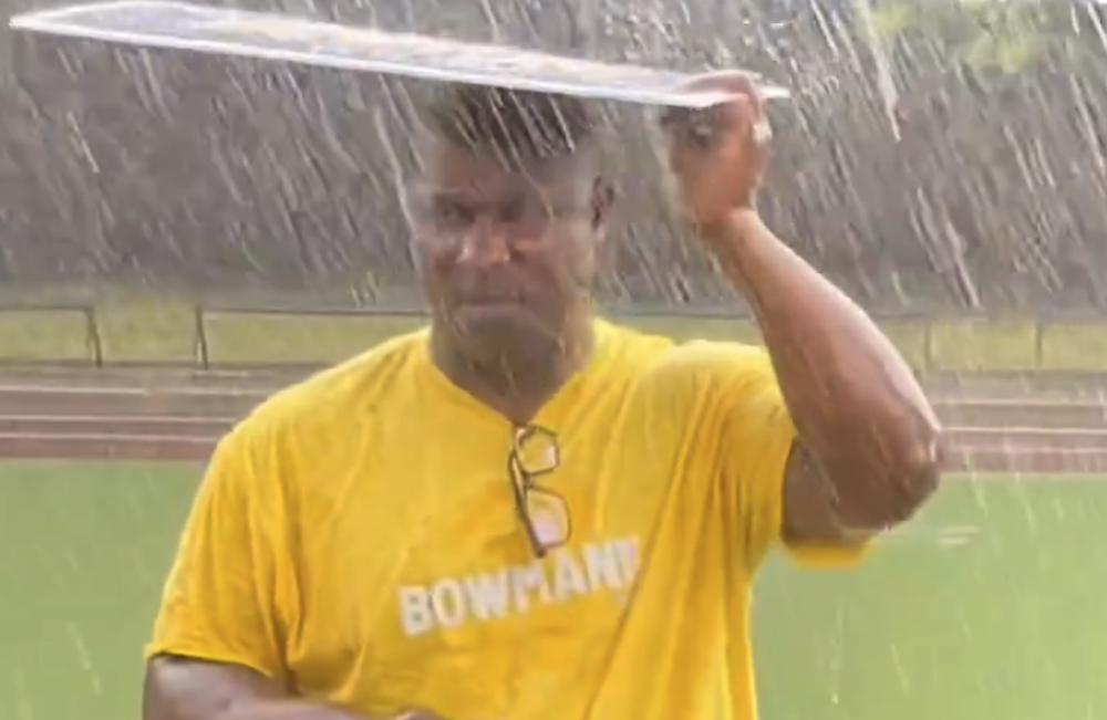 WATCH: 'Squad' Democrat Gets Drenched By Torrential Downpour Mid-Speech ...