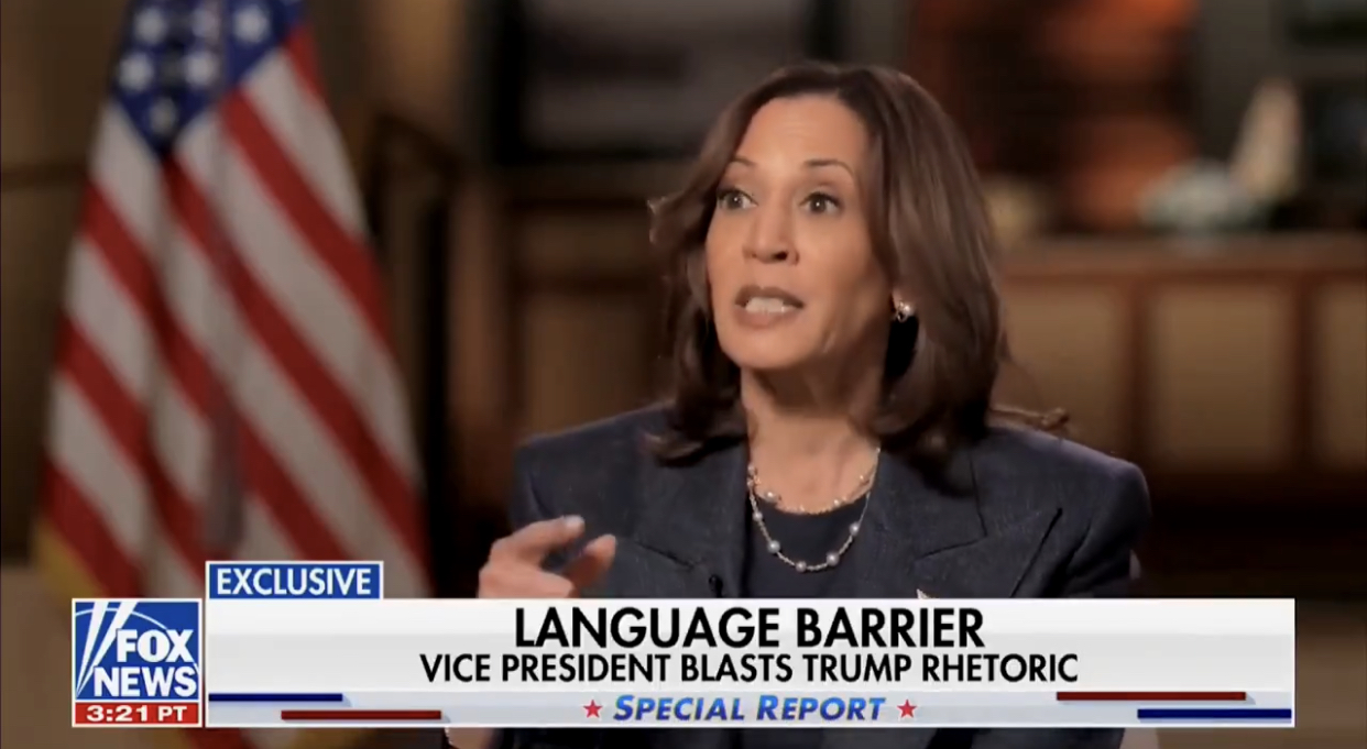 WATCH: Kamala Harris Falls Apart In Disastrous Interview With Fox News