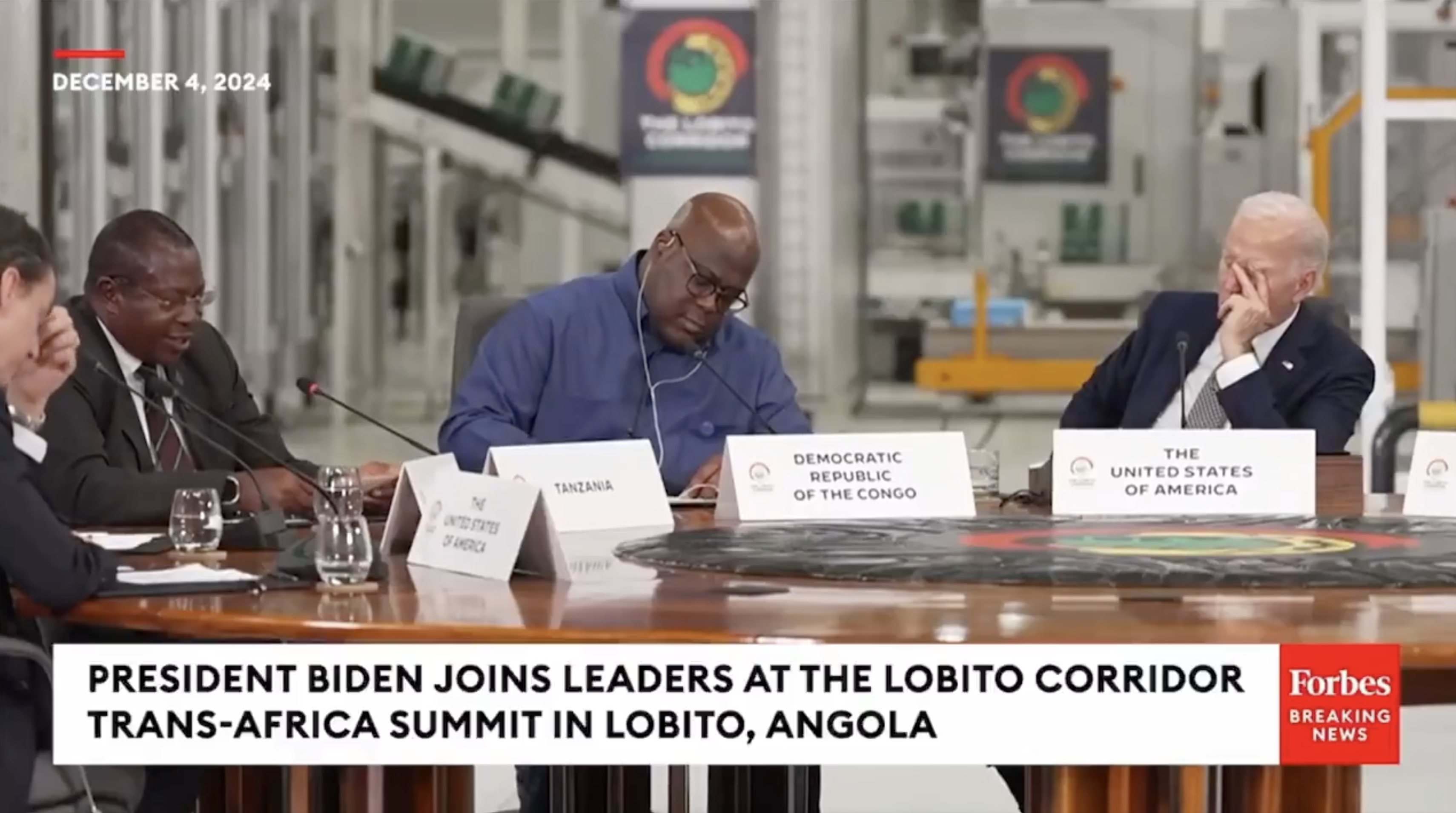 Biden Appears To NOD OFF During Trans-Africa Summit