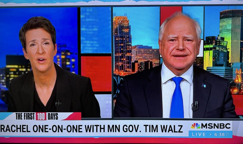 Tim Walz, Rachel Maddow Facing Potential Legal Threat After Spouting Latest Hoax