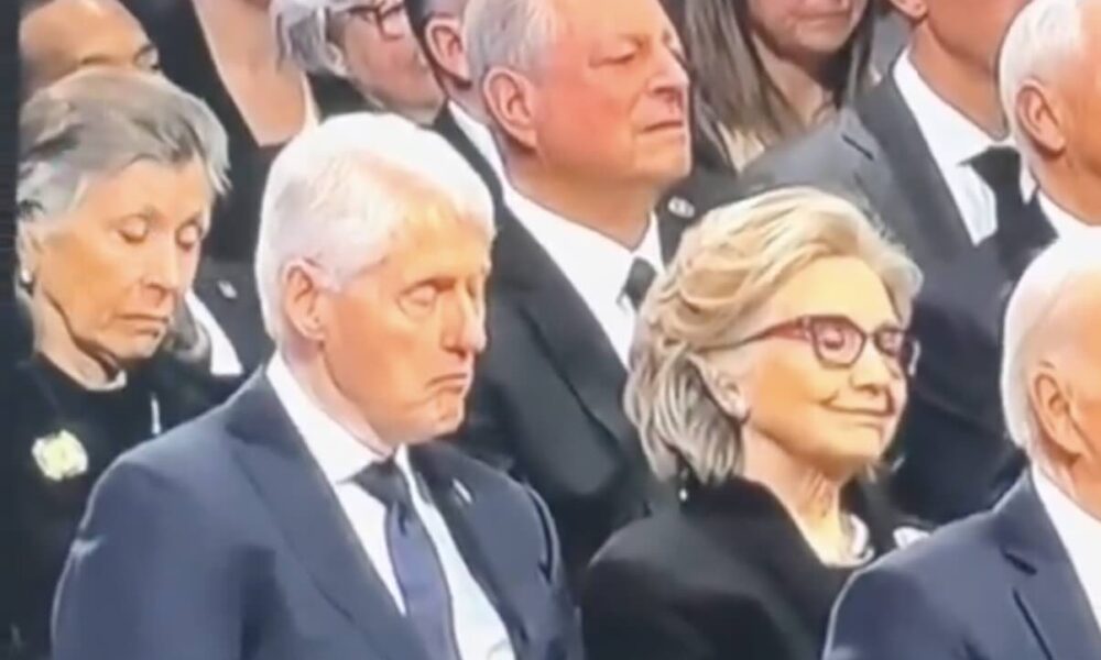 WATCH: Bill Clinton Accused Of Falling Asleep During Jimmy Carter’s Funeral