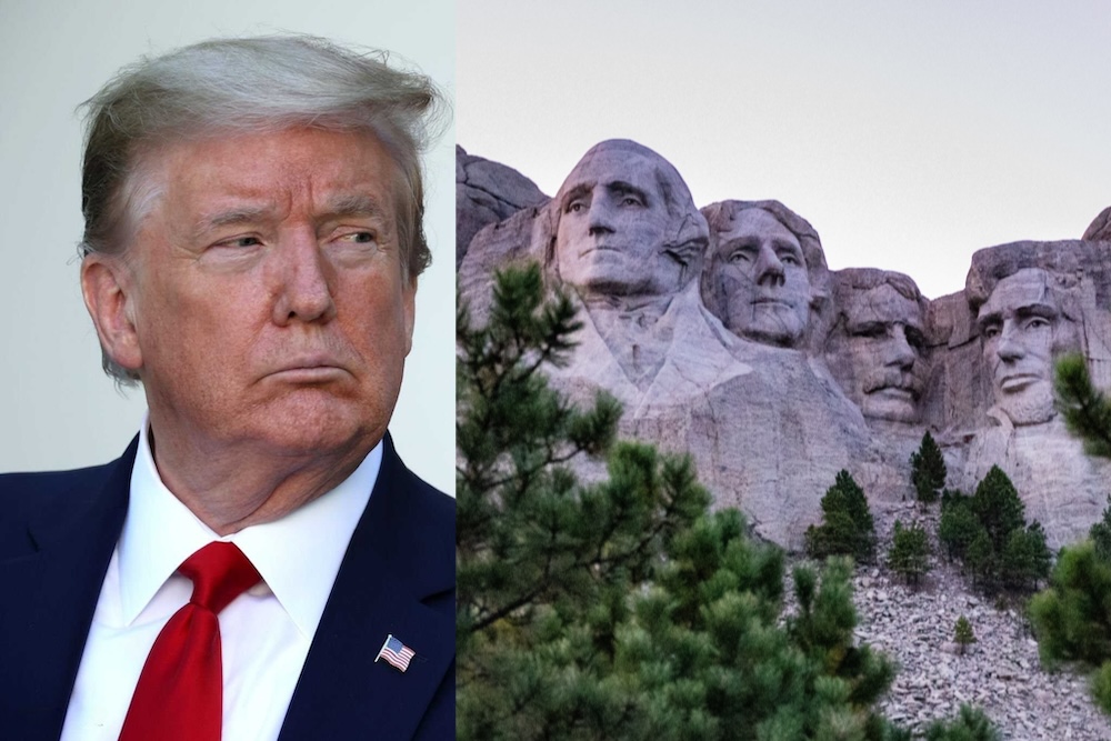 GOP Rep. Introduces Bill That Would Add Trump's Face To Mount Rushmore