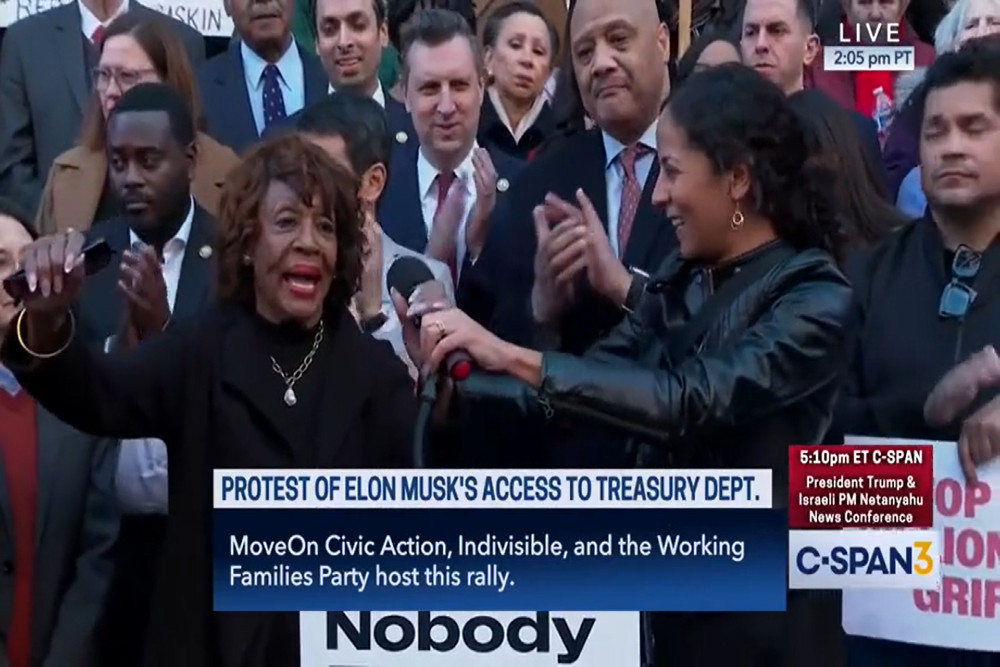 WATCH: Maxine Waters Goes Off The Rails In Four-Minute Screed About Musk, Trump