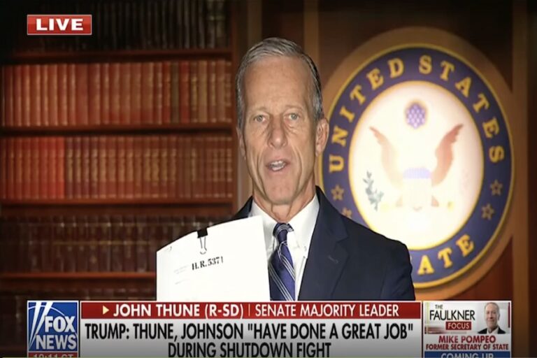 NEW: Senate Republicans' Plan To End Historic Government Shutdown Is ...