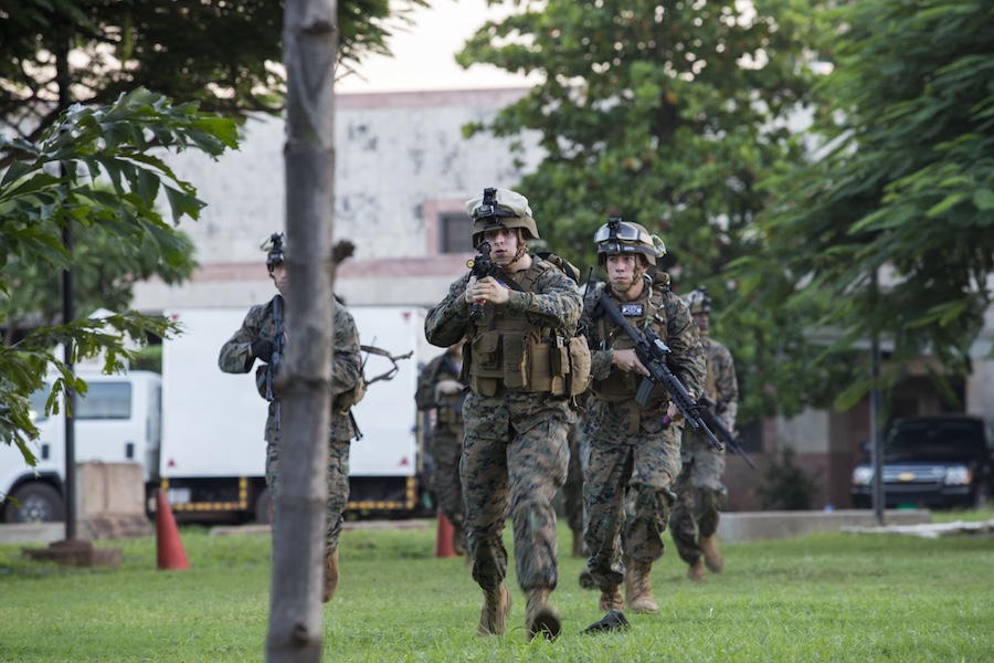 NEW: Marines Exchange Gunfire With Gang Members Outside U.S. Embassy thumbnail