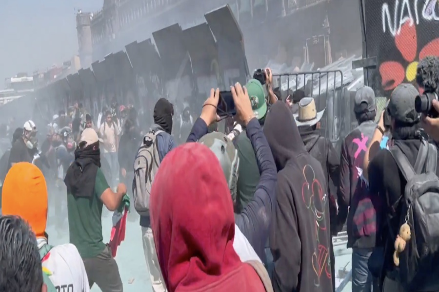 NEW: Massive Protests Erupt Against Mexican Government Over Security Crisis thumbnail