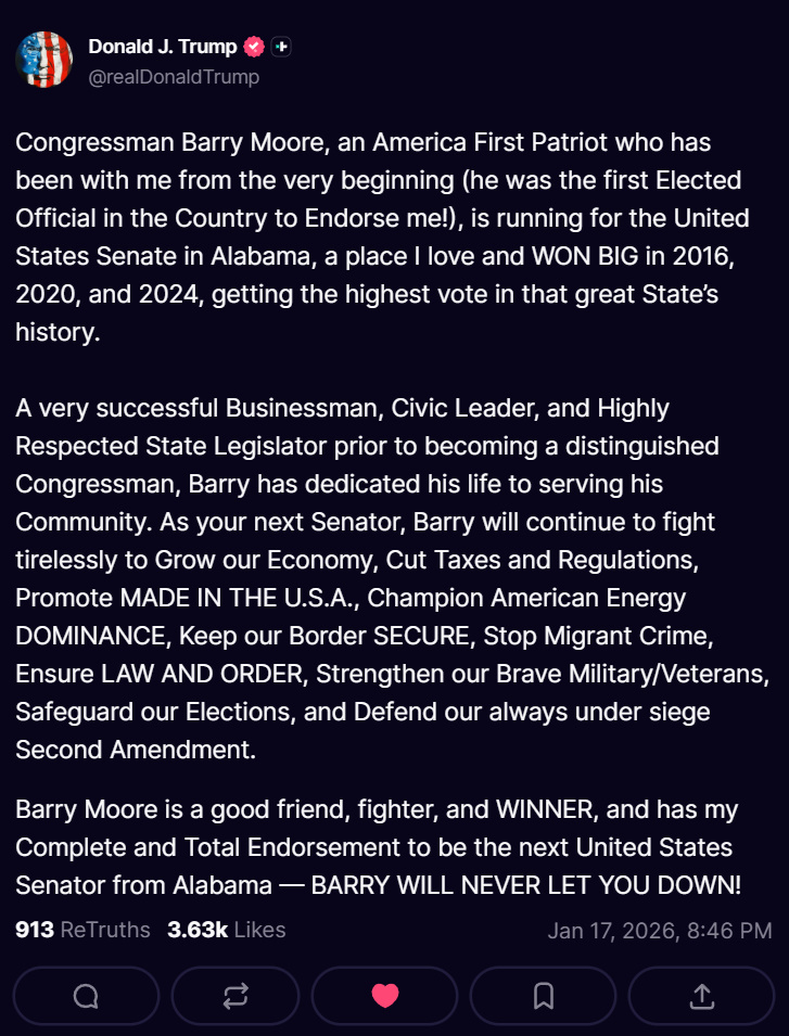 NEW: Trump Makes Shocking Endorsement In Major Red State