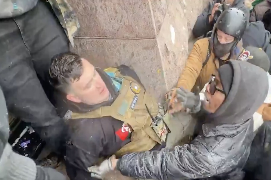 WATCH: Right-Wing Activist Stabbed, Beaten By Leftist Mob In Minneapolis