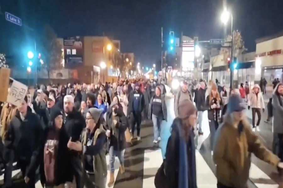 WATCH: Thousands Of Anti-ICE Protesters Block Streets, Harass Drivers In Minneapolis