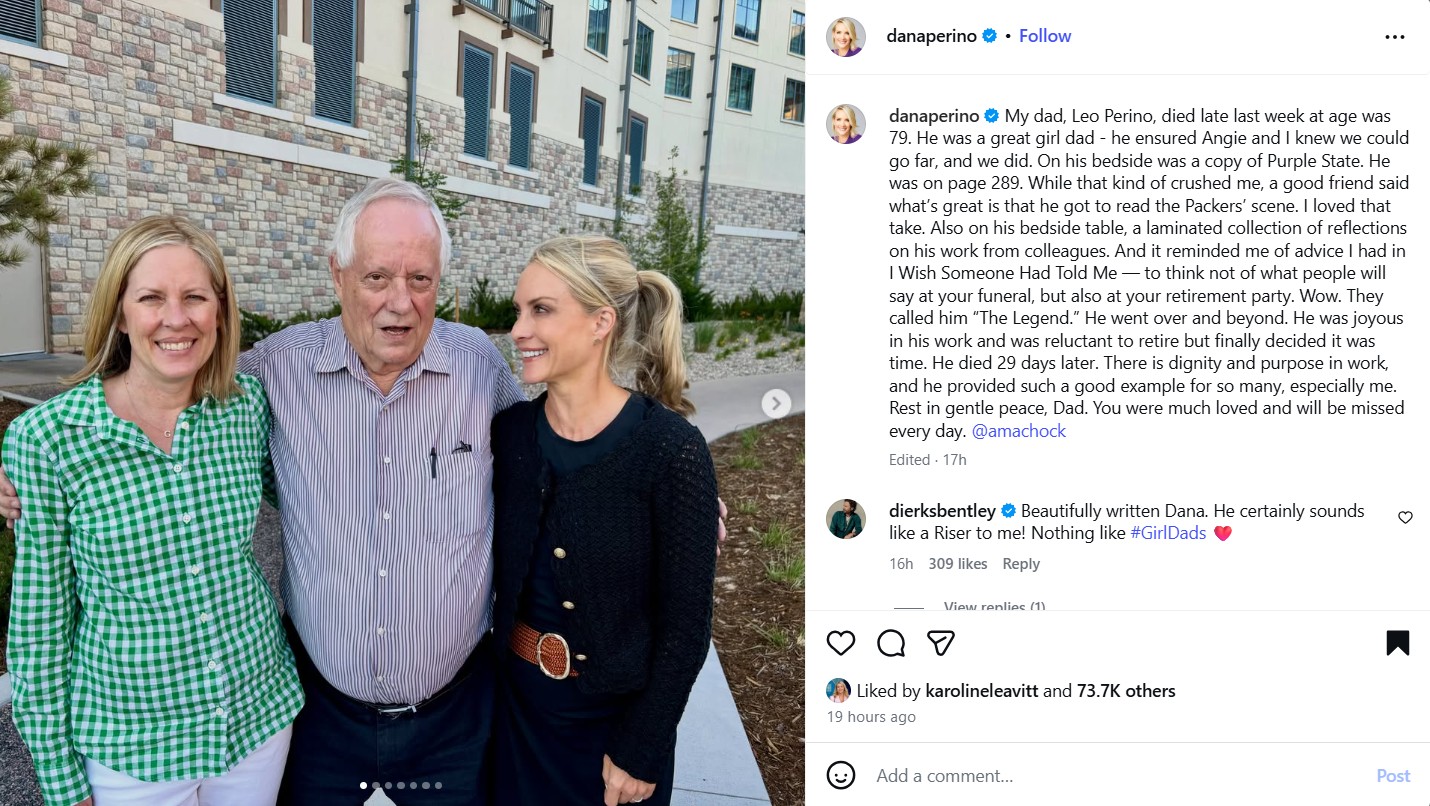 Screenshot Dana Perino Instagram