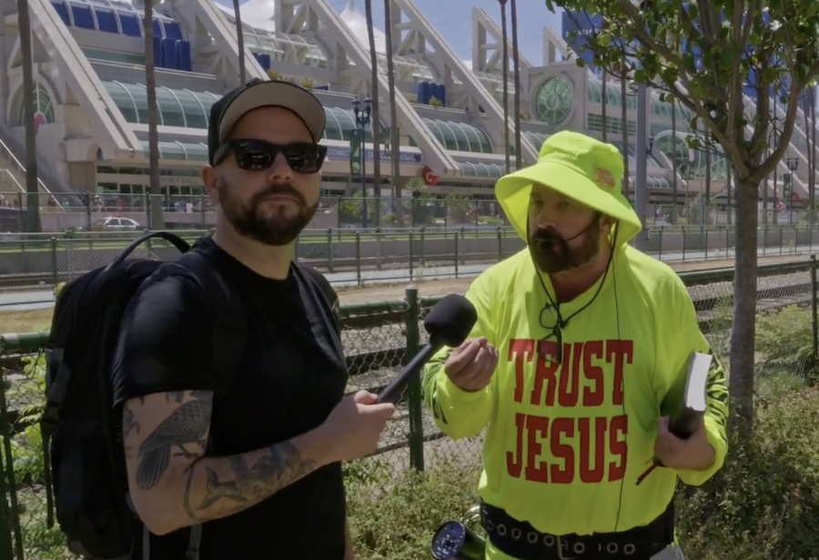 ‘FALSE IDOLS’: Man Confronts Comic-Con Attendees In Viral Interview